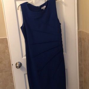 Calvin Klein Ruched Sheath Dress